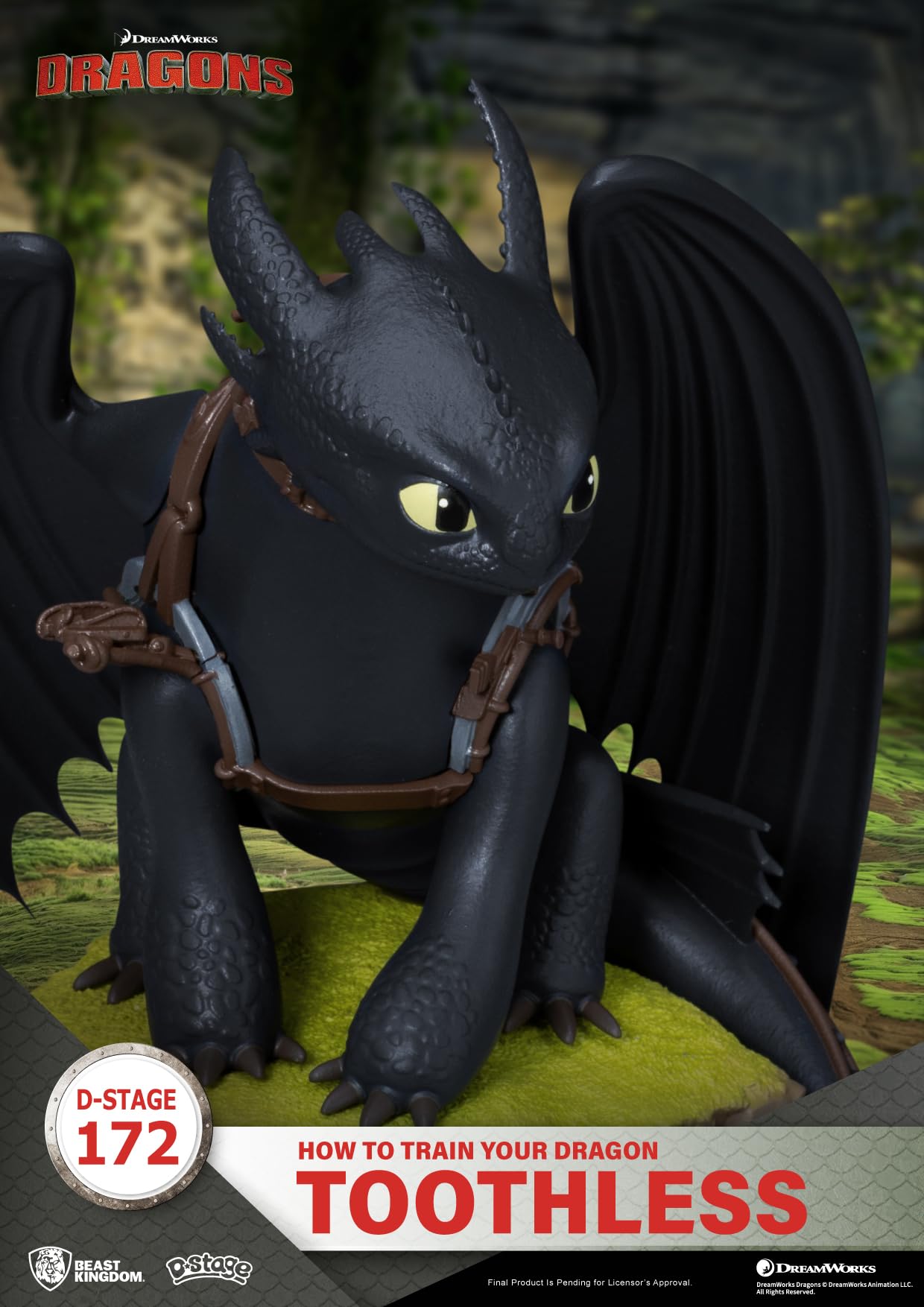 【ビーストキングダム】新品 ヒックとドラゴン トゥース D-stage172 Amazon.com: How to Train Your Dragon: Toothless DS-172 D-Stage